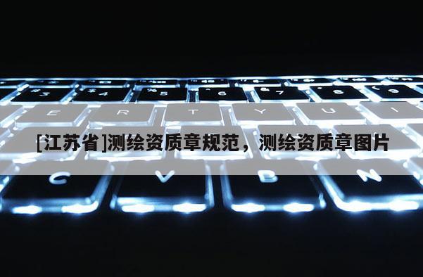 [江苏省]测绘资质章规范，测绘资质章图片