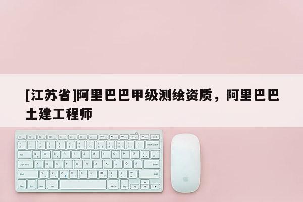 [江苏省]阿里巴巴甲级测绘资质，阿里巴巴土建工程师