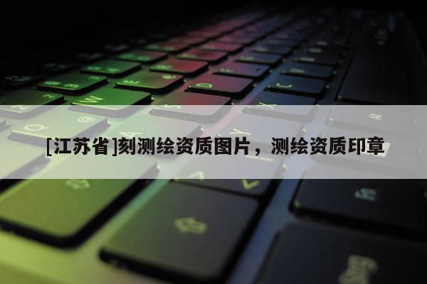[江苏省]刻测绘资质图片，测绘资质印章