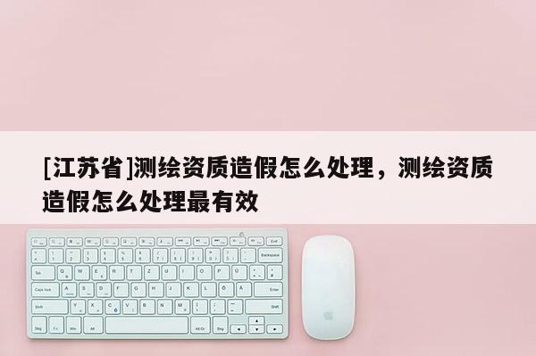 [江苏省]测绘资质造假怎么处理，测绘资质造假怎么处理最有效