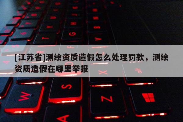 [江苏省]测绘资质造假怎么处理罚款，测绘资质造假在哪里举报
